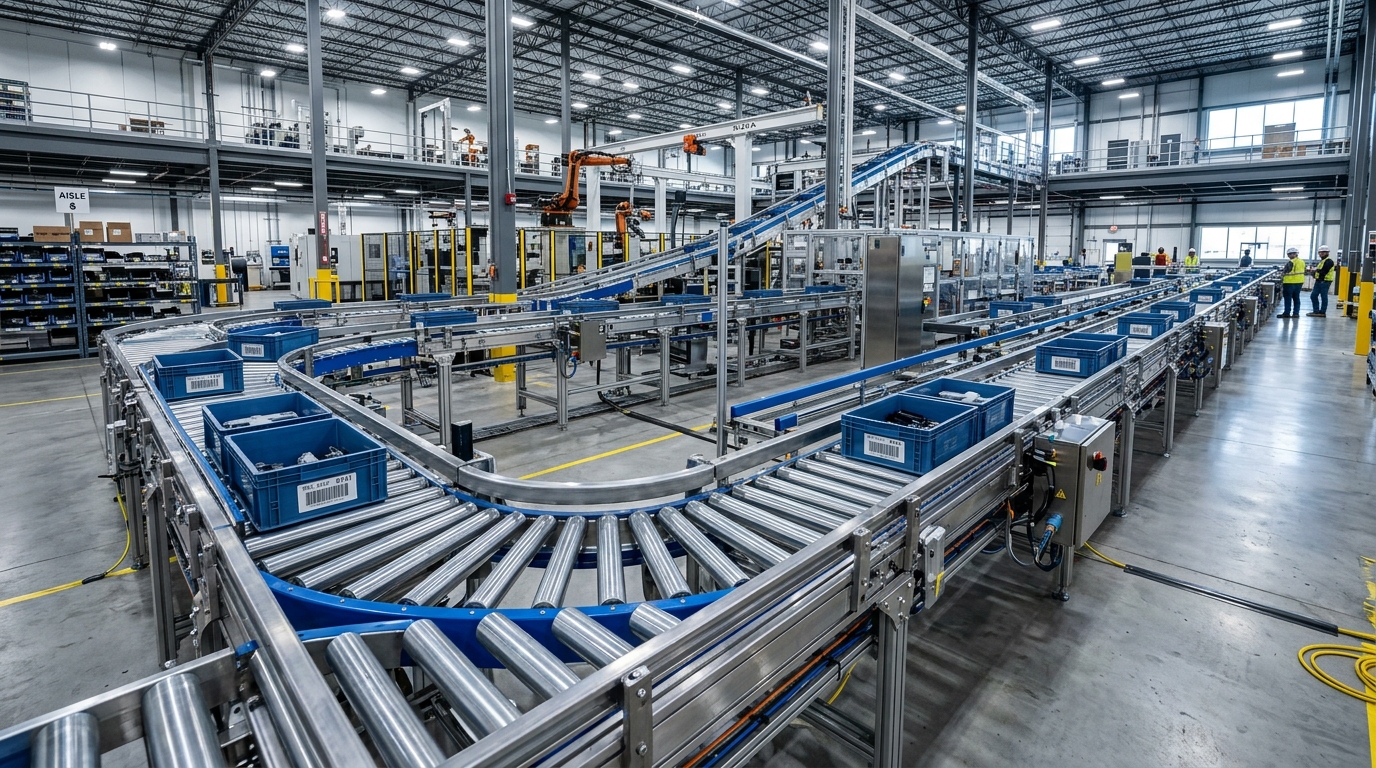 Heavy-duty MDR automation conveyor line